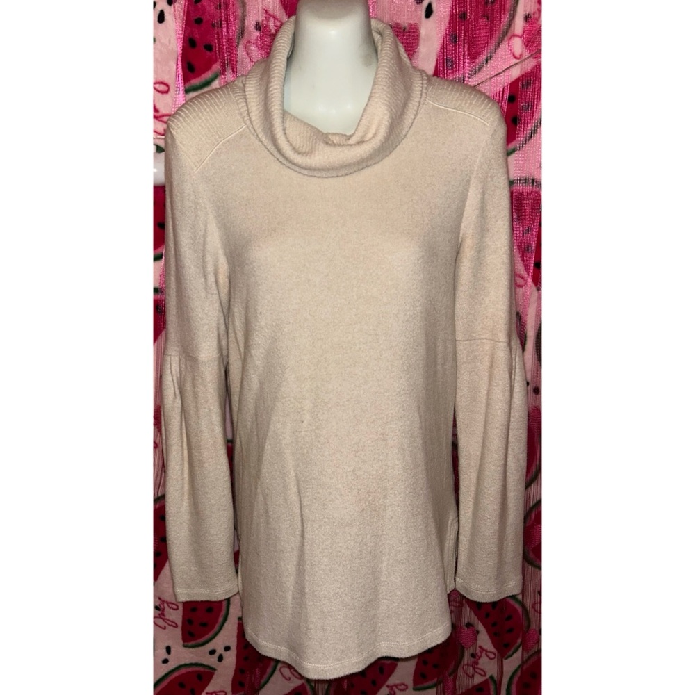 🤍 Anthropologie Cozy Cowl Neck Sweater
